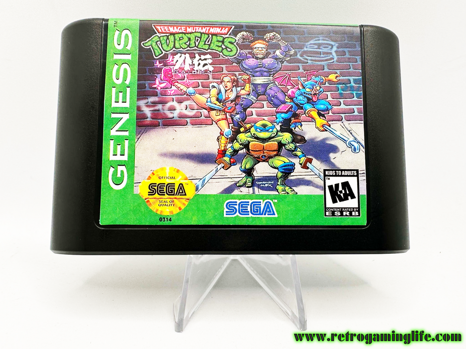 TMNT Gaiden Sega Genesis Reproduction Video Game Cart - for just $19.99! 