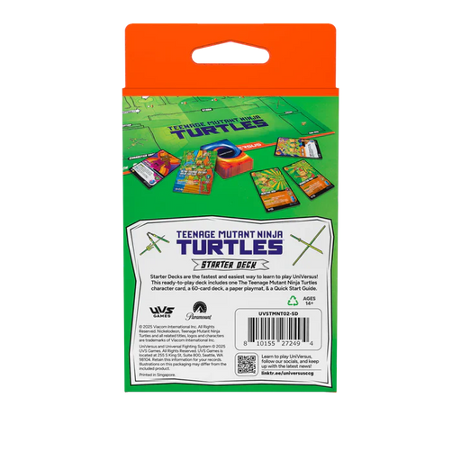 UniVersus: Teenage Mutant Ninja Turtles Starter Deck - for just $9.99! 