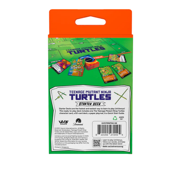 UniVersus: Teenage Mutant Ninja Turtles Starter Deck - for just $11.24! 