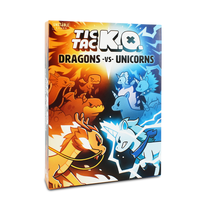 Tic Tac K.O. - Dragons vs Unicorns - for just $17.99! 