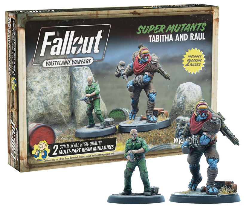 Fallout: Wasteland Warfare - Super Mutants - Tabitha and Raul - for just $23! 
