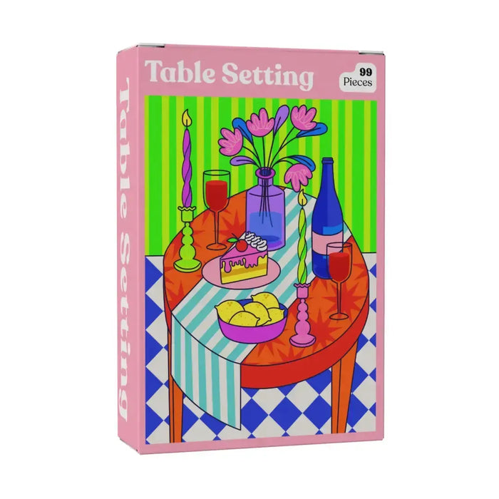 Table Setting 99 Piece Mini Jigsaw Puzzle Puzzledly - for just $9.99! 