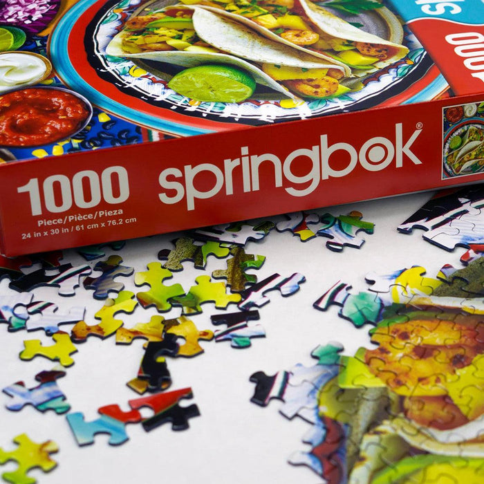 Taco Table 1000 Piece Jigsaw Puzzle Springbok - for just $19.99! 