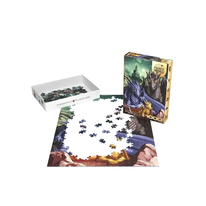 Tairn, Sgaeyl & Andarna Fourth Wing 1000 Piece Jigsaw Puzzle Eurographics - for just $24.99! 