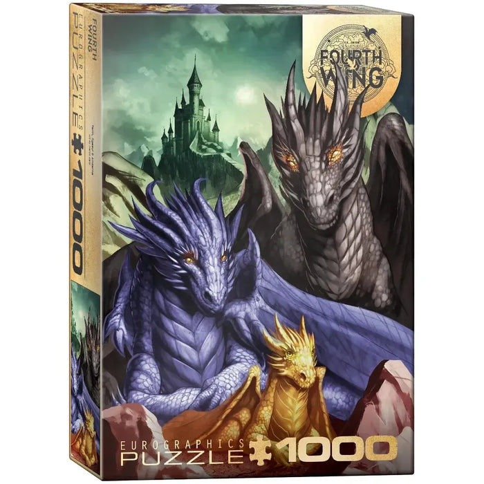 Tairn, Sgaeyl & Andarna Fourth Wing 1000 Piece Jigsaw Puzzle Eurographics - for just $24.99! 