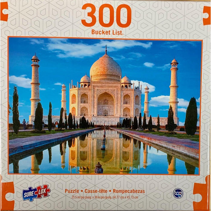 Taj Mahal Bucket List 300 Piece Jigsaw Puzzle Sure Lox - for just $14.99! 