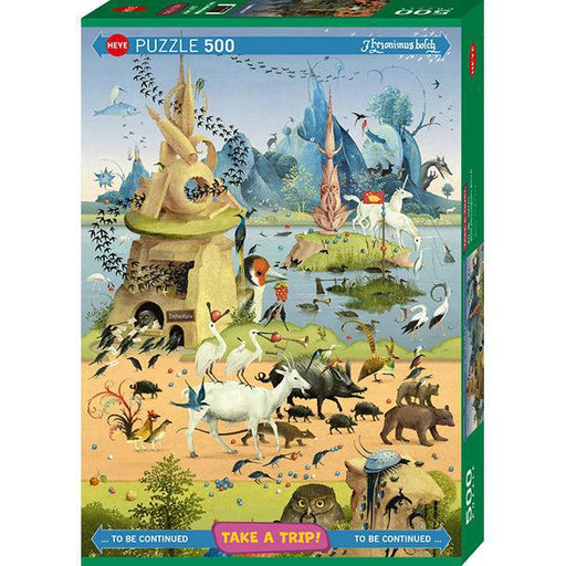 Take a Trip with Hieronymus Bosch 500 Piece Jigsaw Puzzle Heye - for just $19.99! 