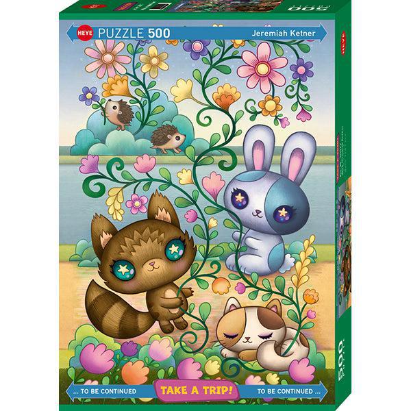 Take a Trip with Jeremiah Ketner 500 Piece Jigsaw Puzzle Heye - for just $19.99! 