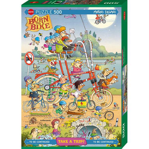 Take a Trip with Marino Degano 500 Piece Jigsaw Puzzle Heye - for just $19.99! 