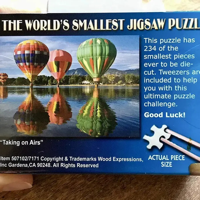 Taking on Airs 234 Piece "World's Smallest" Jigsaw Puzzle TDC - for just $9.99! 