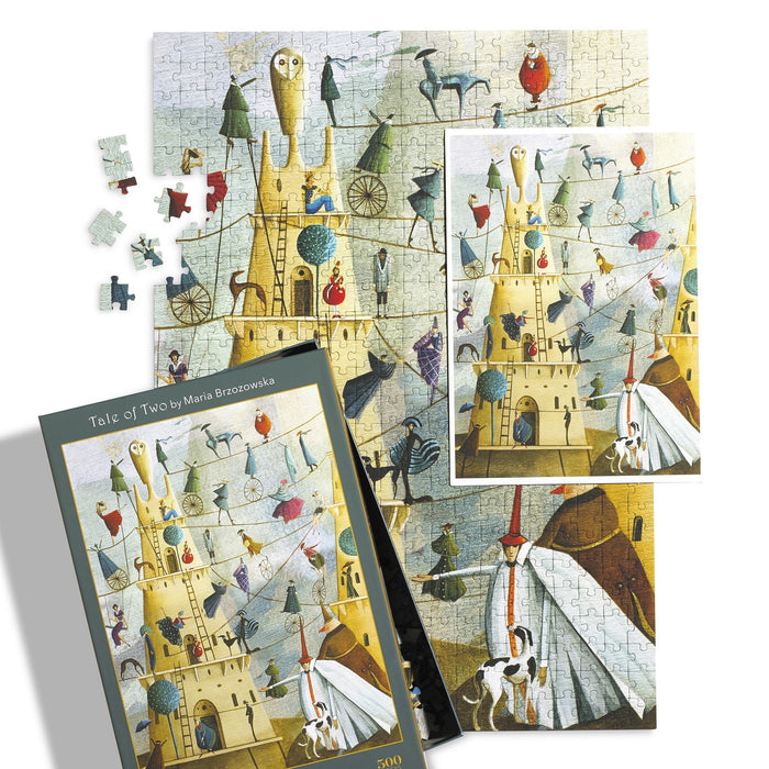 Tale of Two 500 Piece Premium Jigsaw Puzzle Art & Fable - for just $27.99! 