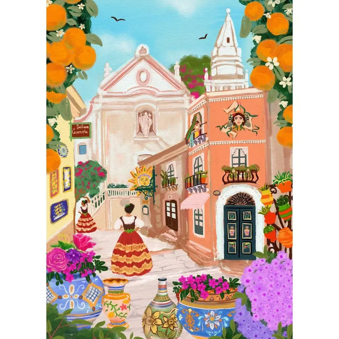 Taormina 1000 Piece Jigsaw Puzzle Puzzledly - for just $24.99! 