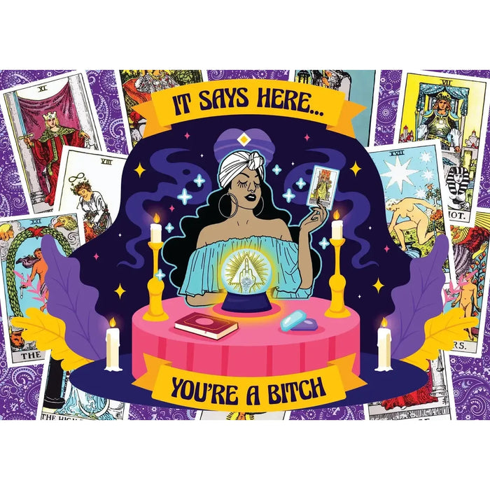 Tarot Bitch 1000 Piece Jigsaw Puzzle WTF - for just $24.99! 