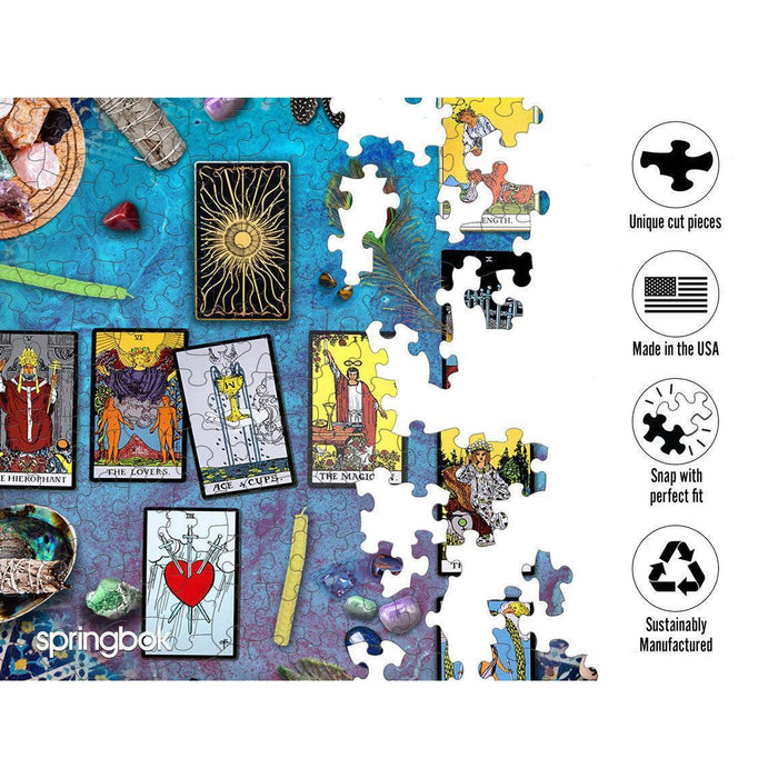 Tarot Crystal Magic 500 Piece Round Jigsaw Puzzle Springbok - for just $17.99! 