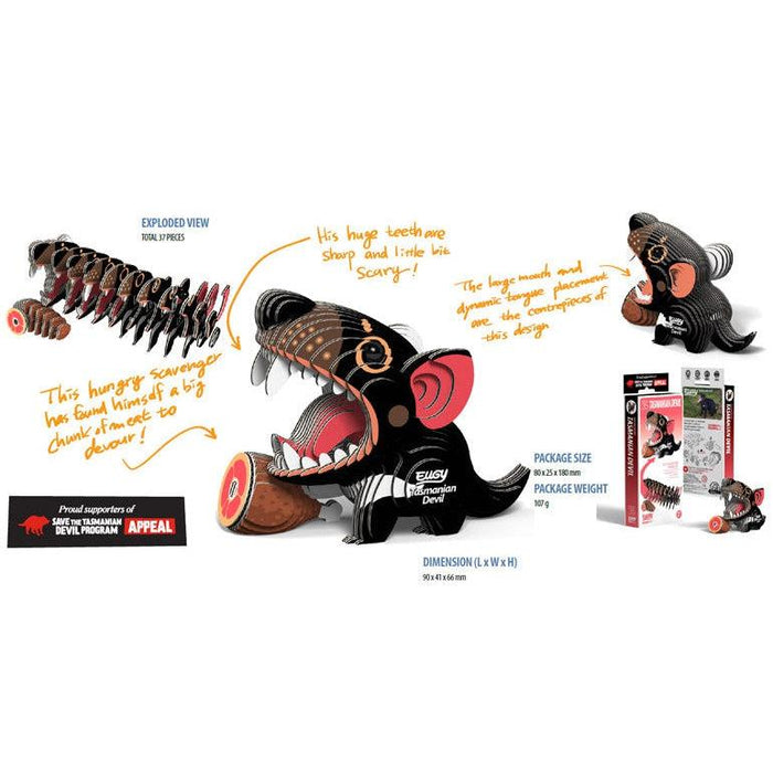 Tasmanian Devil 3D Cardboard Model Kit Eugy - for just $11.99! 