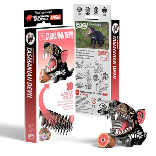 Tasmanian Devil 3D Cardboard Model Kit Eugy - for just $11.99! 