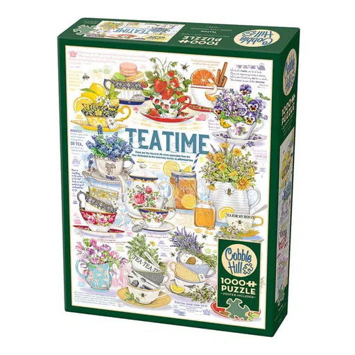 Tea Time 1000 Piece Jigsaw Puzzle Cobble Hill - for just $19.99! 
