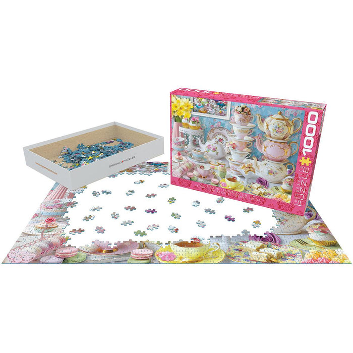Tea Time 1000 Piece Jigsaw Puzzle Eurographics - for just $21.99! 