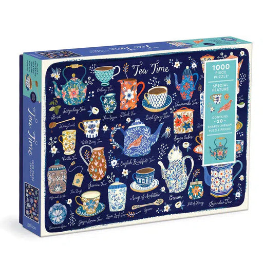 Tea Time 1000 Piece Jigsaw Puzzle Galison - for just $26.99! 