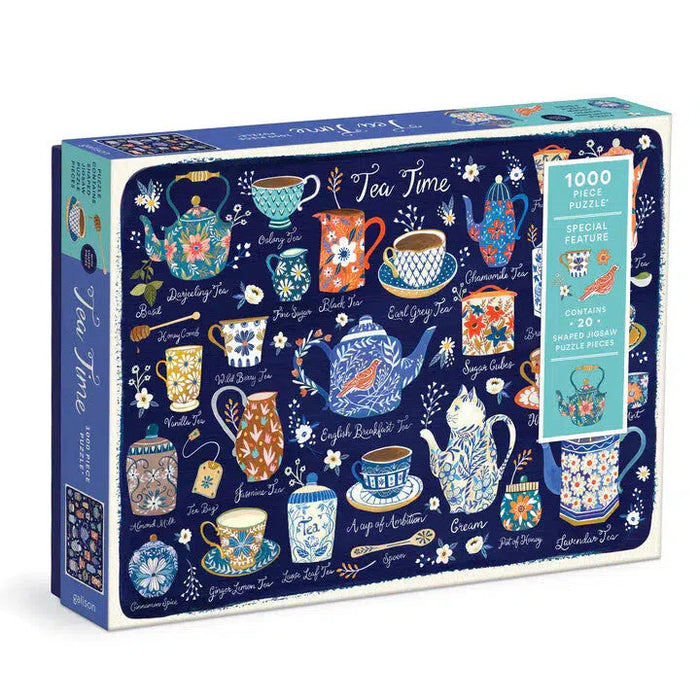 Tea Time 1000 Piece Jigsaw Puzzle Galison - for just $26.99! 