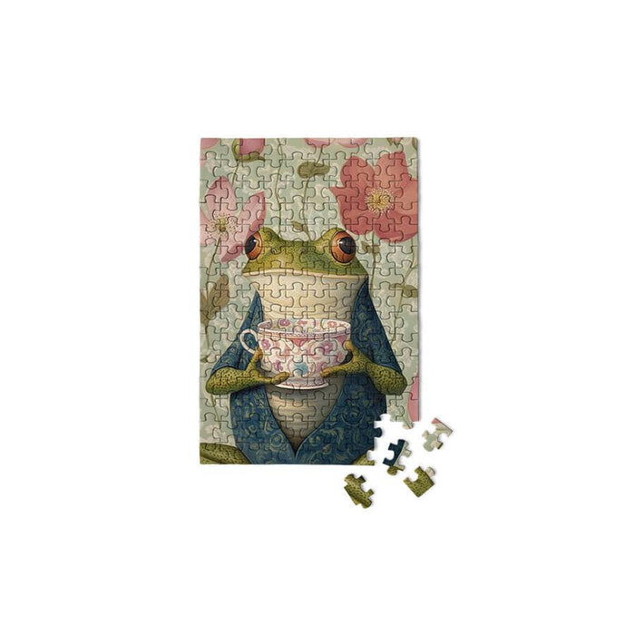 Tea Time Frog 150 Piece Mini Jigsaw Puzzle Micro Puzzles - for just $10.99! 