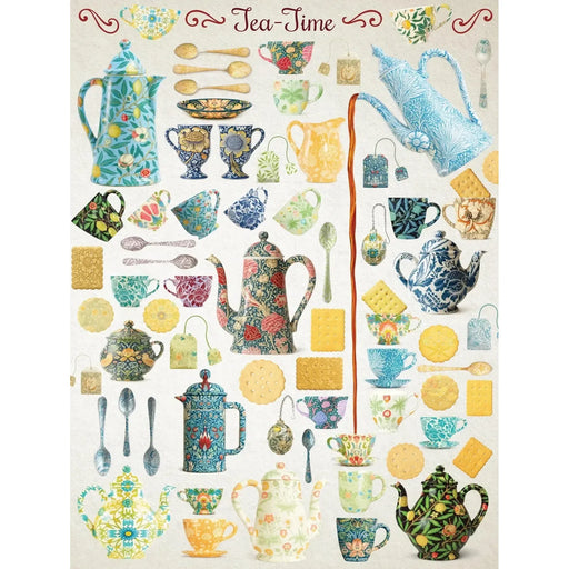 Tea Time Vintage Collection 1000 Piece Jigsaw Puzzle NYPC - for just $28.99! 