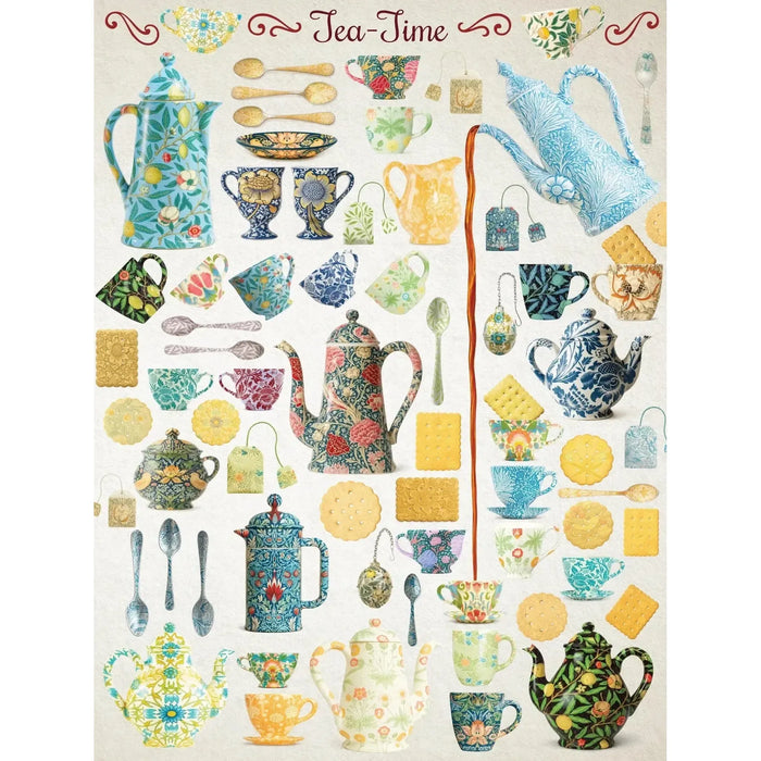 Tea Time Vintage Collection 1000 Piece Jigsaw Puzzle NYPC - for just $28.99! 