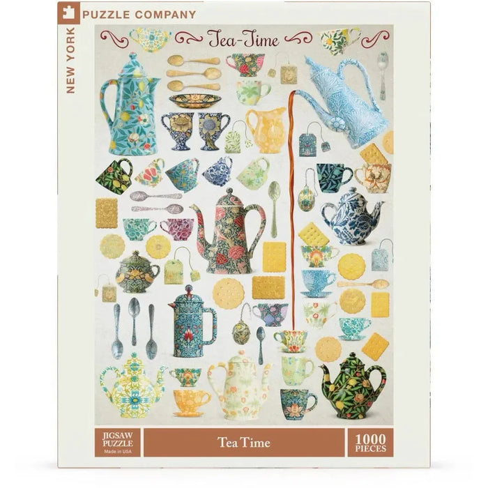 Tea Time Vintage Collection 1000 Piece Jigsaw Puzzle NYPC - for just $28.99! 