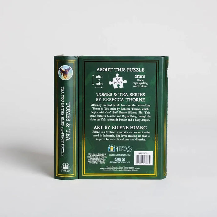 Tea You in the Skies "Tomes & Tea Series" 250 Piece Jigsaw Puzzle KOT - for just $17.99! 