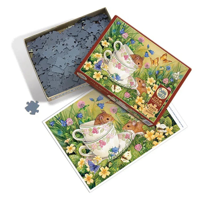 Tea for Two 275 Large Piece Jigsaw Puzzle Cobble Hill - for just $17.99! 