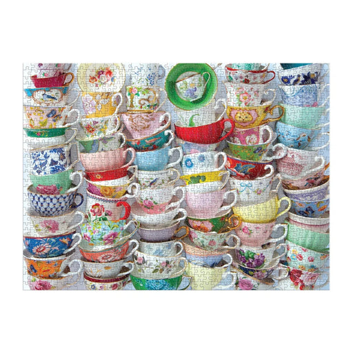 Teacups 1000 Piece Jigsaw Puzzle Galison - for just $19.99! 