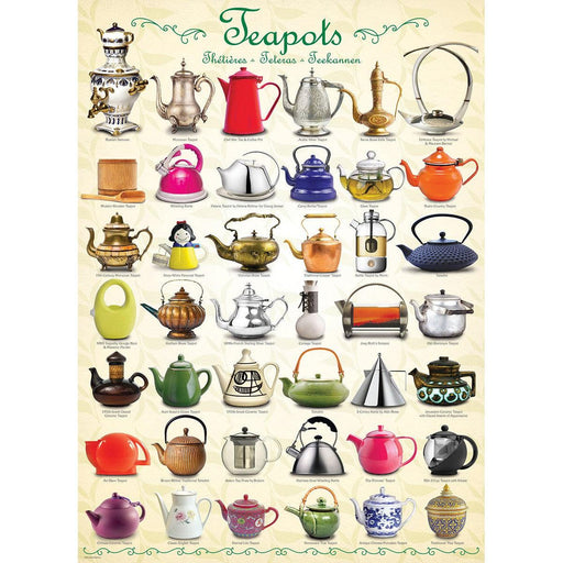 Teapots 1000 Piece Jigsaw Puzzle Eurographics - for just $19.99! 