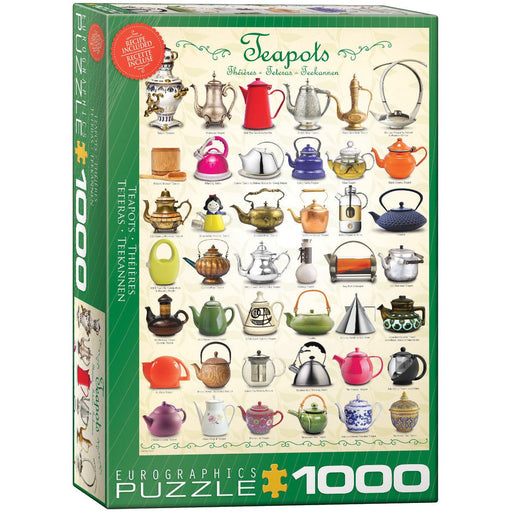 Teapots 1000 Piece Jigsaw Puzzle Eurographics - for just $19.99! 