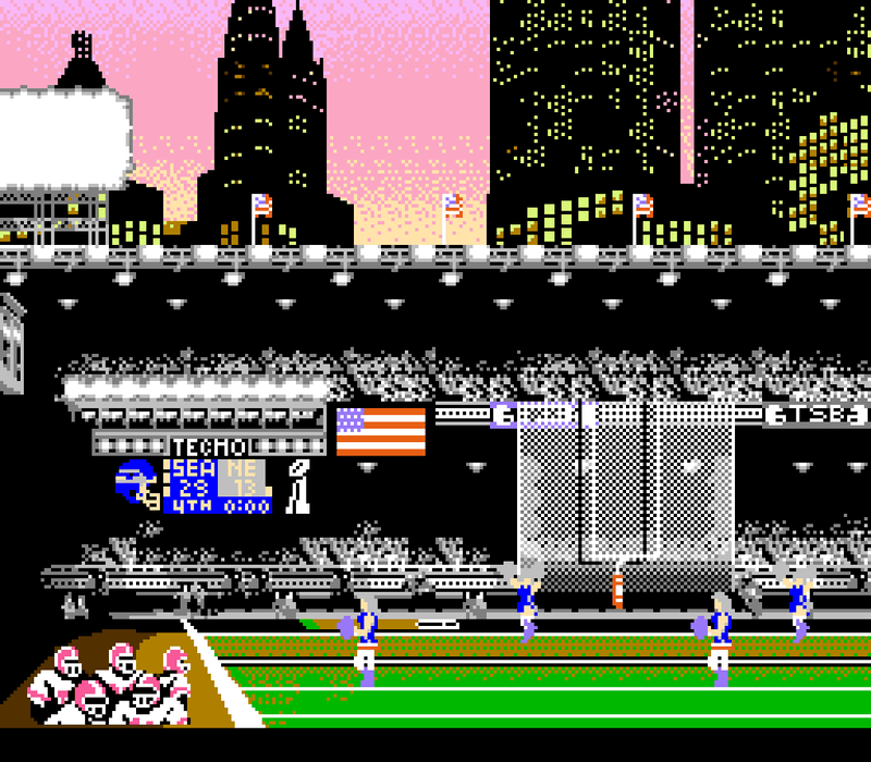 Tecmo Super Bowl 2027 NES Reproduction - for just $49.99! 