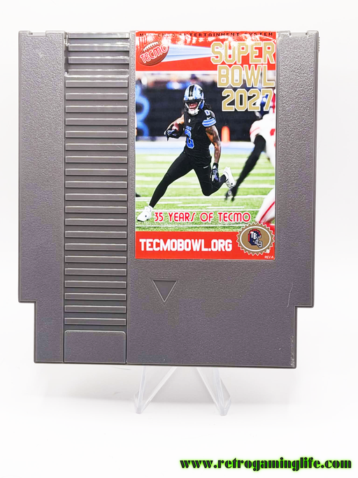 Tecmo Super Bowl 2027 NES Reproduction - for just $49.99! 