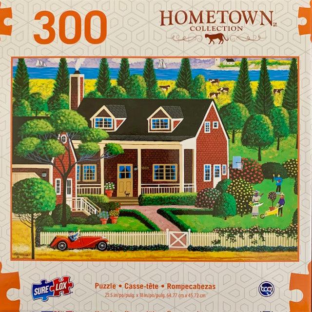 Tending the Garden Hometown Collection 300 Piece Jigsaw Puzzle Sure Lox - for just $14.99! 