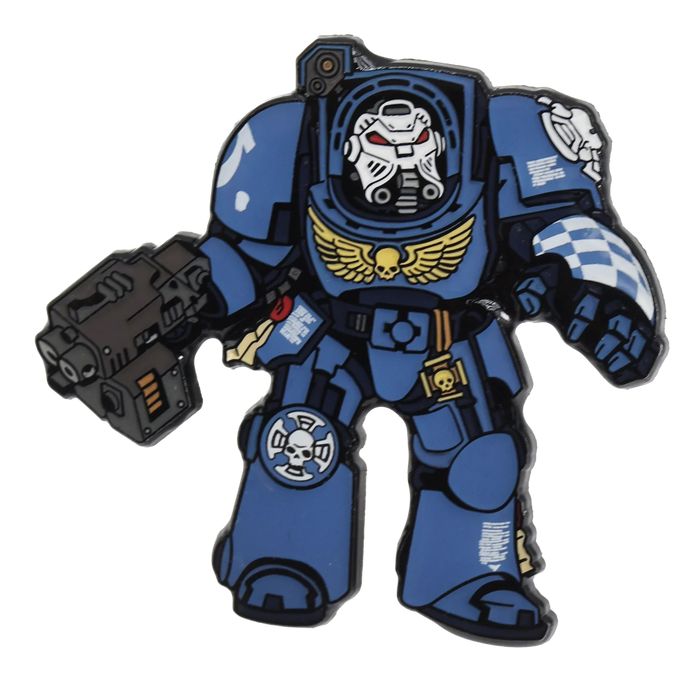 Foam Brain Mystery Loot: 40K Enamel Pins - Ultramarines vs Tyranids - for just $11.99! 