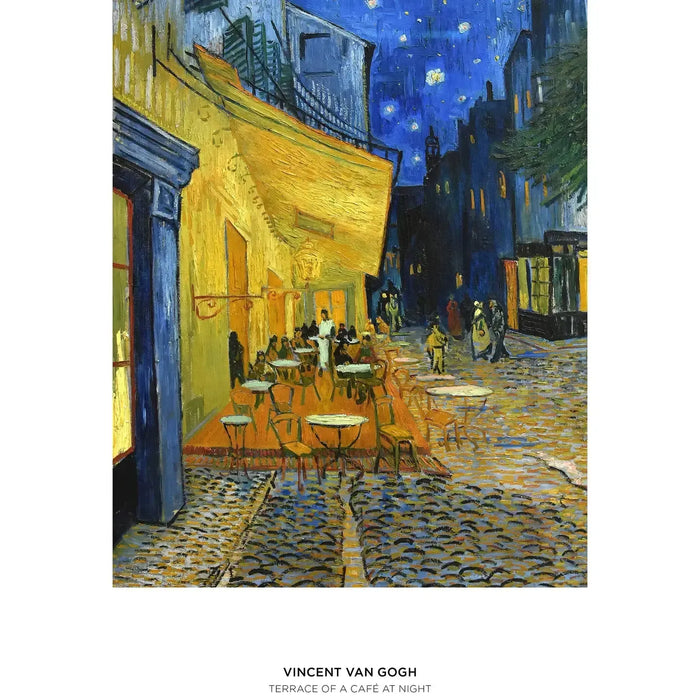 Terrace of A Café At Night by Van Gogh 500 Piece Jigsaw Puzzle Pomegranate - for just $21.99! 