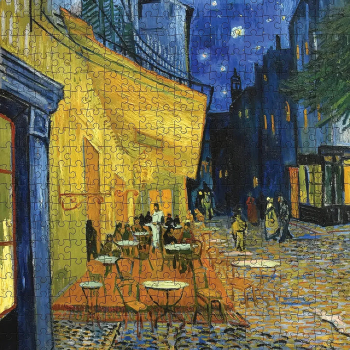 Terrace of A Café At Night by Van Gogh 500 Piece Jigsaw Puzzle Pomegranate - for just $21.99! 