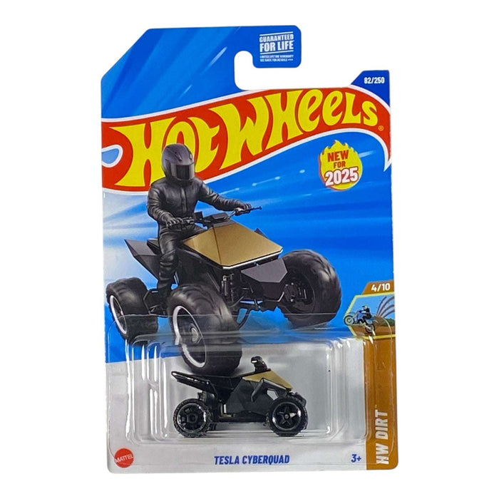Hot Wheels Tesla Cyberquad - Gold - HW Dirt Series 4/10 - for just $1.79! 