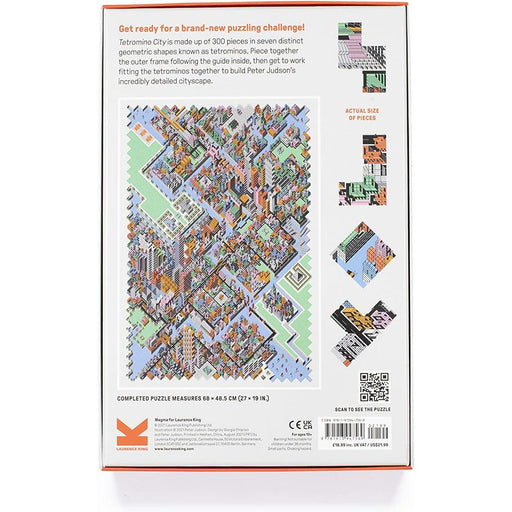 Tetromino City 300 Geometric Piece Jigsaw Puzzle Laurence King - for just $24.99! 