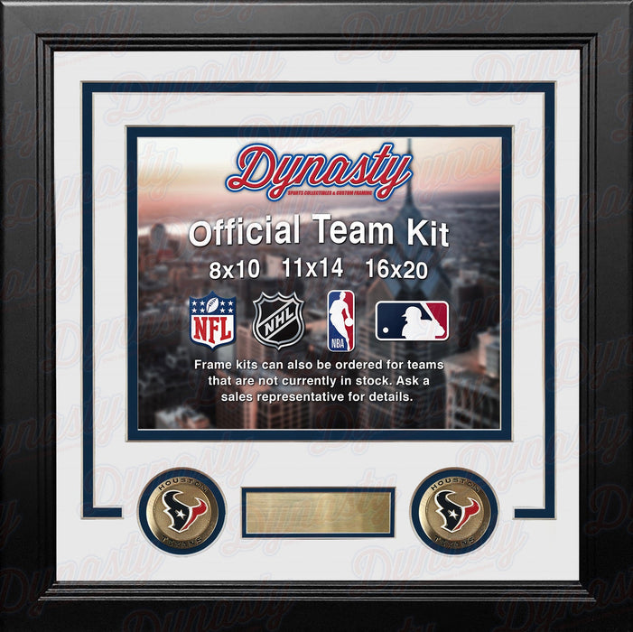 Houston Texans Custom NFL Football 8x10 Picture Frame Kit (Multiple Colors) - for just $36.99! 
