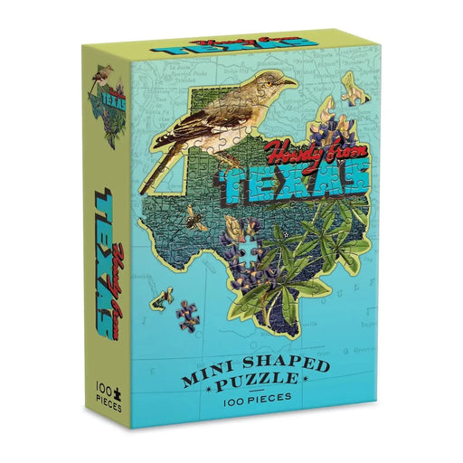 Texas 100 Piece Mini Shaped Jigsaw Puzzle Galison - for just $7.99! 