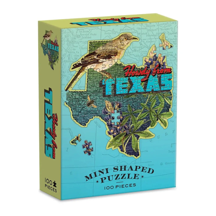 Texas 100 Piece Mini Shaped Jigsaw Puzzle Galison - for just $7.99! 