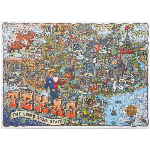 Texas 1000 Piece Jigsaw Puzzle Birdie - for just $32.99! 