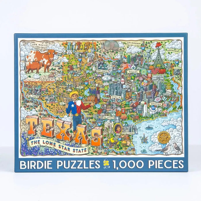 Texas 1000 Piece Jigsaw Puzzle Birdie - for just $32.99! 