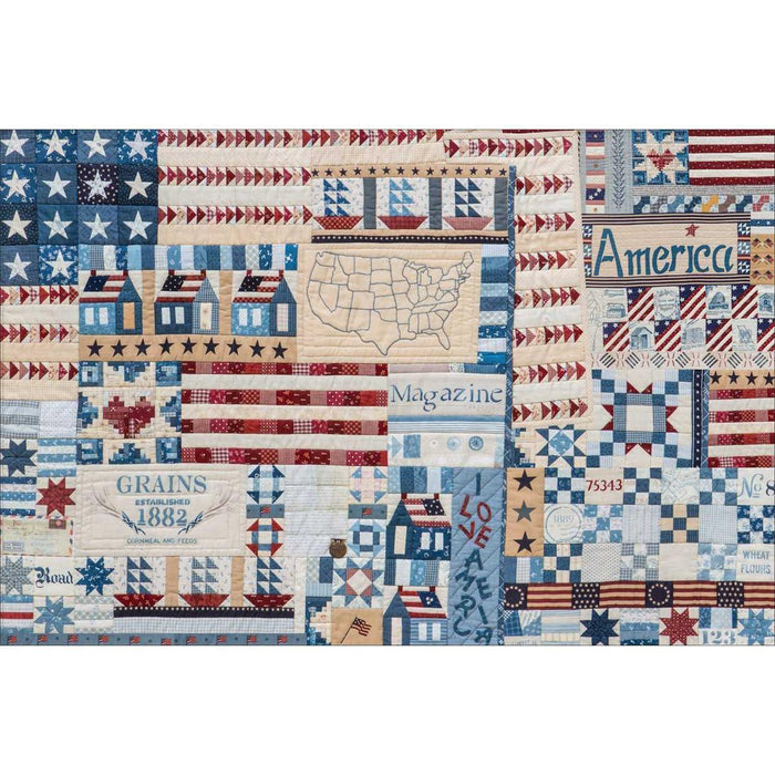 Thank You America Quilt 1000 Piece Jigsaw Puzzle C&T - for just $24.99! 