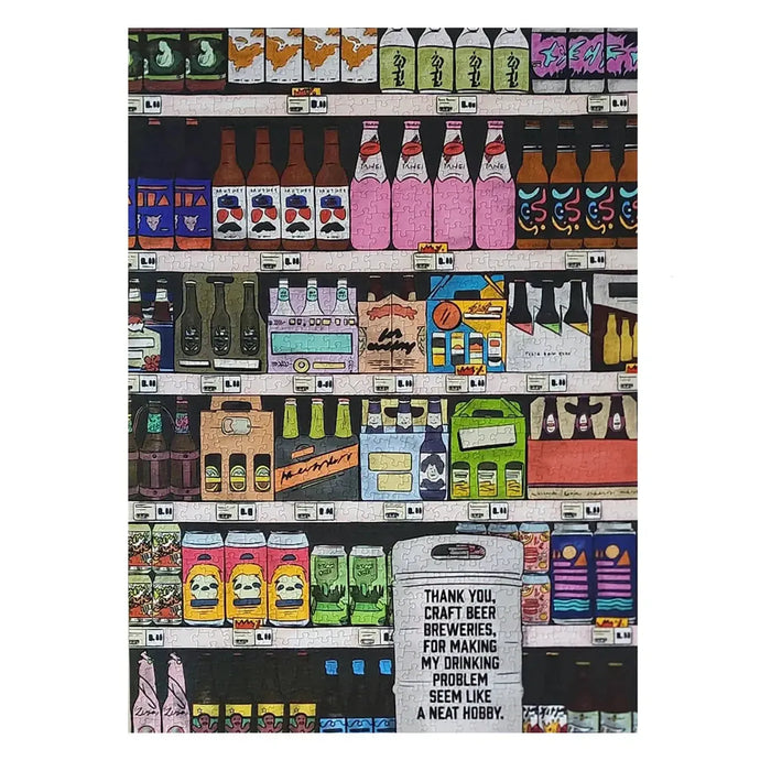 Thank you, craft beer... 1000 Piece Soft Touch Jigsaw Puzzle Ellembee - for just $24.99! 