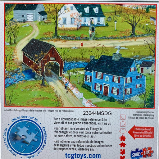 Thanksgiving Flurries Americana 500 Piece Jigsaw Puzzle Sure Lox - for just $14.99! 
