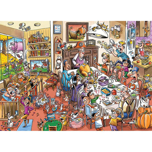 Thanksgiving Togetherness 350 Piece Family Jigsaw Puzzle Cobble Hill - for just $17.99! 